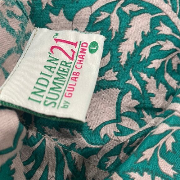 Bohemian mini dress Indian Summer21 by Gulap Chand Dress Size Medium - Picture 15 of 16